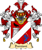 Italian Family Coat of Arms (v.25a) Damiani