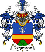 German Wappen Coat of Arms (v.25) Bergmann