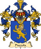 Italian Family Coat of Arms (v.25a) Piazzola