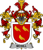 Irish Family Coat of Arms (v.25b) McGill