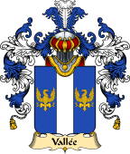French Family Coat of Arms (v.25) Vallée