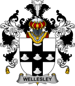 Irish Family Coat of Arms (v.25b) Wellesley