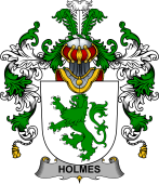 Irish Family Coat of Arms (v.25b) Holmes