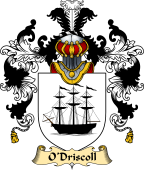 Irish Family Coat of Arms (v.25a) O'Driscoll