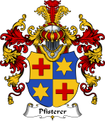 German Wappen Coat of Arms (v.25) Pfisterer
