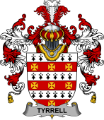 Irish Family Coat of Arms (v.25b) Tyrrell or Terrell