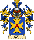 French Family Coat of Arms (v.25) Varin