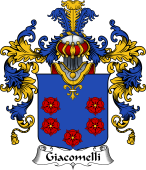 Italian Family Coat of Arms (v.25b) Giacomelli