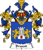 Italian Family Coat of Arms (v.25b) Brusati