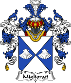 Italian Family Coat of Arms (v.25b) Migliorati