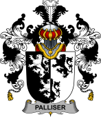 Irish Family Coat of Arms (v.25b) Palliser