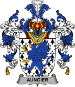 Irish Family Coat of Arms (v.25b) Aungier