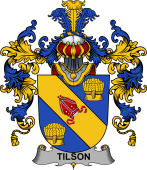 Irish Family Coat of Arms (v.25b) Tilson