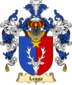 Irish Family Coat of Arms (v.25a) Legg or Legge
