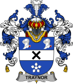 Irish Family Coat of Arms (v.25b) Traynor or Trainer
