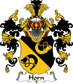 German Wappen Coat of Arms (v.25) Horn