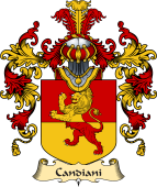 Italian Family Coat of Arms (v.25a) Candiani