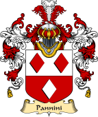 Italian Family Coat of Arms (v.25a) Pannini