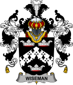 Irish Family Coat of Arms (v.25b) Wiseman