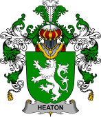 Irish Family Coat of Arms (v.25b) Heaton