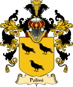 Italian Family Coat of Arms (v.25a) Polini