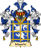 French Family Coat of Arms (v.25) Maurin