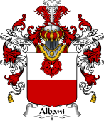 Italian Family Coat of Arms (v.25b) Albani