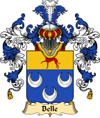 French Family Coat of Arms (v.25) Belle