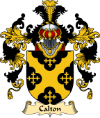 English Family Coat of Arms (v.25) Calton