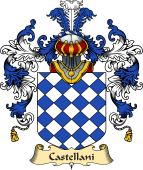 Italian Family Coat of Arms (v.25a) Castellani