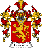 Italian Family Coat of Arms (v.25b) Leonardo
