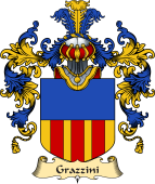 Italian Family Coat of Arms (v.25a) Grazzini