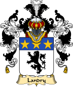 French Family Coat of Arms (v.25) Landry