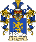 French Family Coat of Arms (v.25) Le Borgne