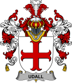 Irish Family Coat of Arms (v.25b) Udall