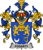 Irish Family Coat of Arms (v.25b) Fogarty or O'Fogarty