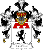 Italian Family Coat of Arms (v.25b) Landini