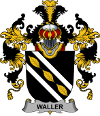 Irish Family Coat of Arms (v.25b) Waller