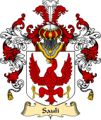 Italian Family Coat of Arms (v.25a) Sauli