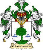Irish Family Coat of Arms (v.25a) O'Concannon