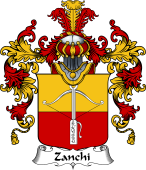 Italian Family Coat of Arms (v.25b) Zanchi
