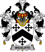 Irish Family Coat of Arms (v.25b) Wickliffe