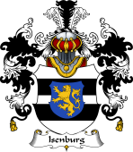 German Wappen Coat of Arms (v.25) Isenburg