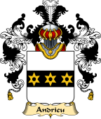 French Family Coat of Arms (v.25) Andrieu
