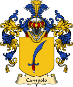 Italian Family Coat of Arms (v.25a) Campolo
