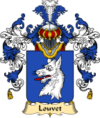 French Family Coat of Arms (v.25) Louvet
