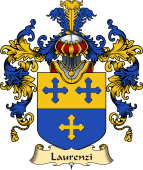 Italian Family Coat of Arms (v.25a) Laurenzi