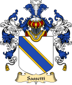 Italian Family Coat of Arms (v.25a) Sassetti