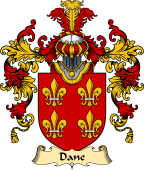 English Family Coat of Arms (v.25) Dane