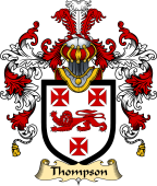 Irish Family Coat of Arms (v.25a) Thompson